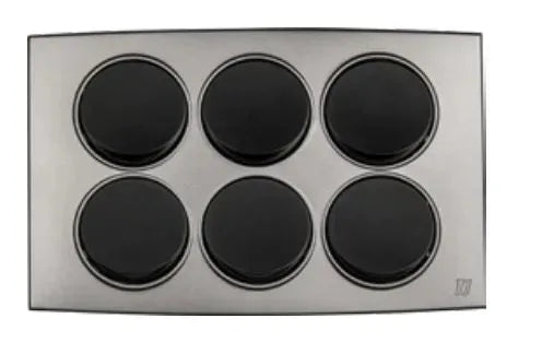 TJ Tux Series 6 Gang Flush Switch Grey Price in Pakistan 
