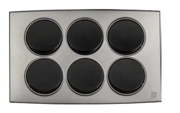 TJ Tux Series 6 Gang Flush Switch Grey Price in Pakistan 