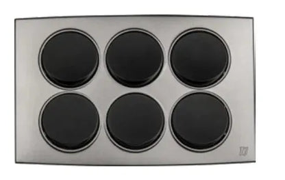 TJ Tux Series 6 Gang Flush Switch Grey Price in Pakistan 