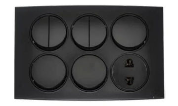 TJ Tux Series 7 Switch + 1 Socket Price in Pakistan 