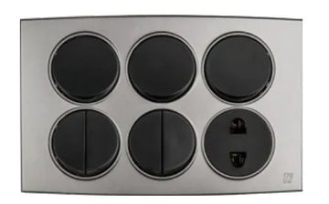 TJ Tux Series 7 Switch + 1 Socket Price in Pakistan 