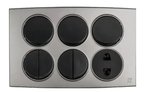 TJ Tux Series 7 Switch + 1 Socket Price in Pakistan 