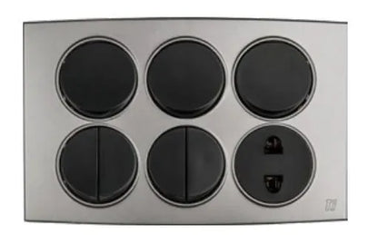 TJ Tux Series 7 Switch + 1 Socket Price in Pakistan 