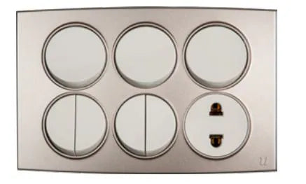 TJ Tux Series 7 Switch + 1 Socket Price in Pakistan 