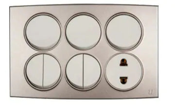 TJ Tux Series 7 Switch + 1 Socket Price in Pakistan 