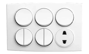 TJ Tux Series 7 Switch + 1 Socket Price in Pakistan 