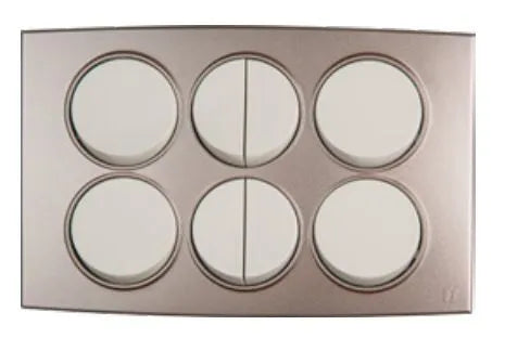 TJ Tux Series 8 Gang Flush Switch Price in Pakistan 