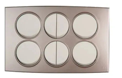 TJ Tux Series 8 Gang Flush Switch Price in Pakistan 