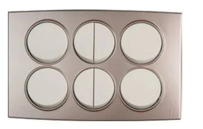 TJ Tux Series 8 Gang Flush Switch Price in Pakistan 