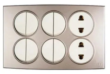 TJ Tux Series 8 Switch + 2 Socket Price in Pakistan