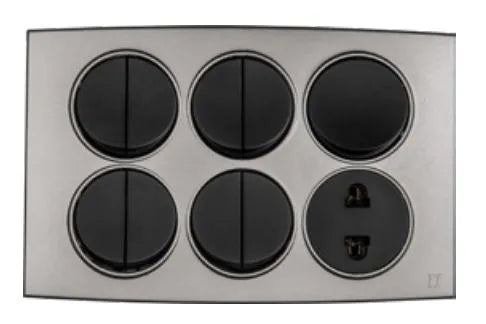 TJ Tux Series 9 Switch + 1 Socket Price in Pakistan 