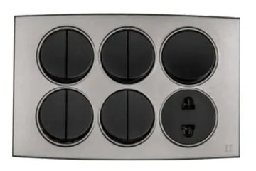TJ Tux Series 9 Switch + 1 Socket Price in Pakistan 