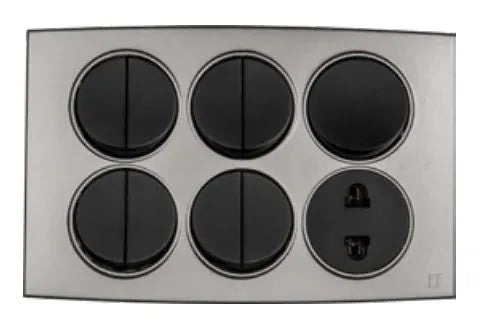 TJ Tux Series 9 Switch + 1 Socket Price in Pakistan 