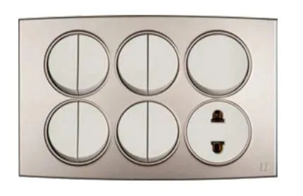 TJ Tux Series 9 Switch + 1 Socket Price in Pakistan 