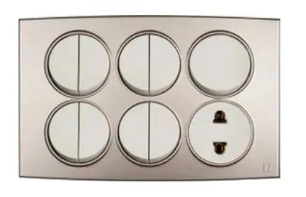 TJ Tux Series 9 Switch + 1 Socket Price in Pakistan 