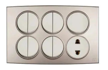 TJ Tux Series 9 Switch + 1 Socket Price in Pakistan 