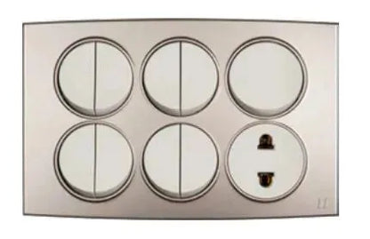 TJ Tux Series 9 Switch + 1 Socket Price in Pakistan 