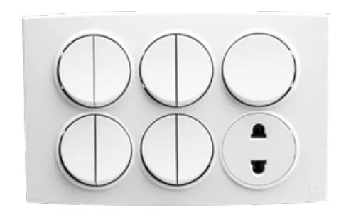 TJ Tux Series 9 Switch + 1 Socket Price in Pakistan 