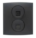 TJ Tux Series 1-2 Gang Data Outlet with Shutter