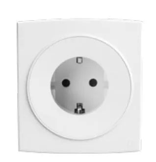 TJ Tux Series Euro Socket with Shutter White Color Price in Pakistan Main image
