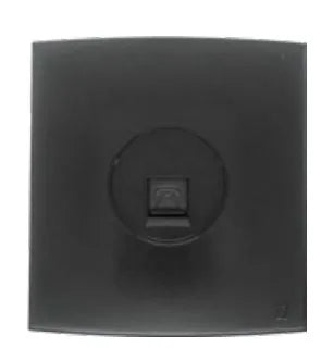 TJ Tux Series 1 Gang Telephone Outlet Black Color Price in Pakistan 