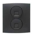 TJ Tux Series 1-2 Gang Telephone Outlet with Shutter