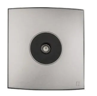 TJ Tux Series 1 Gang TV Co Axial Outlet Grey Price in Pakistan