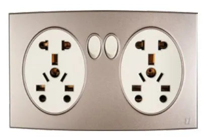 TJ Tux Series Twin 5 Pin Multi Socket Price in Pakistan