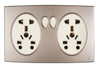 TJ Tux Series Twin 5 Pin Multi Socket Price in Pakistan