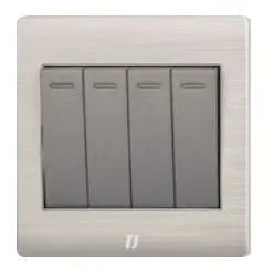 TJ v5 Series 4 Gang Flush Switch Price in Pakistan
