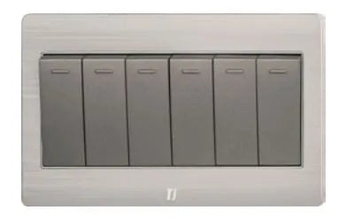 TJ v5 Series 6 Gang Flush Switch Price in Pakistan