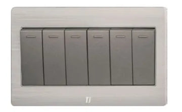 TJ v5 Series 6 Gang Flush Switch Price in Pakistan