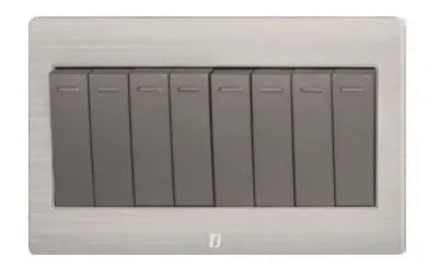 TJ v5 Series 8 Gang Flush Switch Price in Pakistan