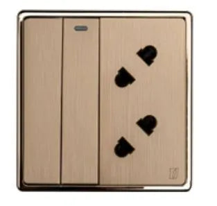 TJ V1 Series 2 Switch + 2 Socket with Shutter Price in Pakistan Main image