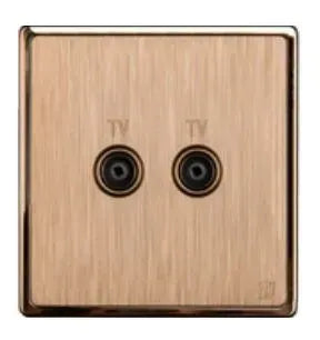 TJ V1 Series 2 Gang TV Outlet Price in Pakistan 
