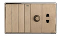 TJ V1 Series 4 Switch + 1 Socket + 1 Dimmer