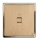 TJ V1 Series 1-2 Gang Telephone Outlet with Shutter