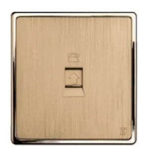 TJ V1 Series 1 Gang Telephone Outlet Price in Pakistan Main image