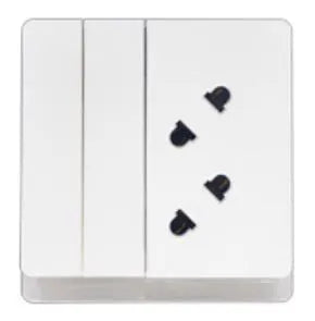 TJ V10 Series 2 Switch + 2 Socket Price in Pakistan Main image