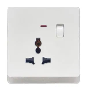 TJ V10 Series 3 Pin Switch Universal Socket Price in Pakistan Main image