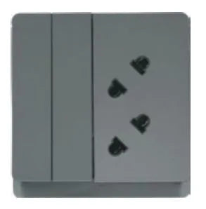 TJ V11 Series 2 Switches + 2 Socket Price in Pakistan 