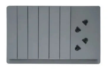 TJ V11 Series 6 Switches + 2 Socket Price in Pakistan 