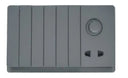 TJ V11 Series 6 Switch + 1 Socket + 1 Dimmer