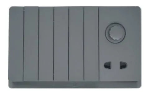 TJ V11 Series 6 Switch + 1 Dimmer + 1 Socket Price in Pakistan Main image