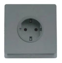 TJ V11 Series 1 gang Euro Socket with Shutter