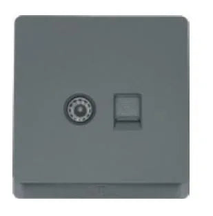 TJ V11 Series TV Co Axial + Telephone Outlet Price in Pakistan Main image