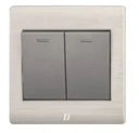 TJ V5 Series 1-2 Gang 2 Way Flush Switch
