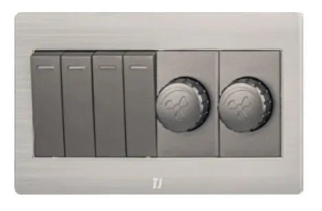 TJ v5 Series 4 Switch + 2 Dimmer Price in Pakistan Main image