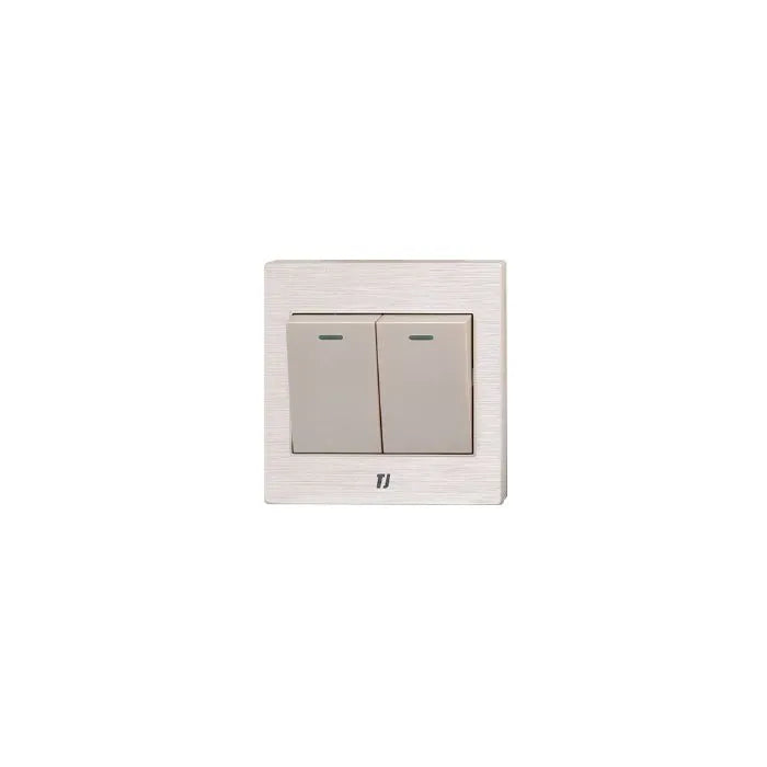 TJ v7 Series 2 Gang 2 Way Flush Switch Price in Pakistan