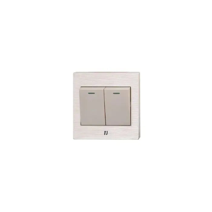 TJ v7 Series 2 Gang 2 Way Flush Switch Price in Pakistan